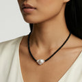 Eclipse Pearl Sterling Necklace