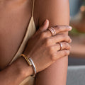 Crescent Two-Tone Cuff