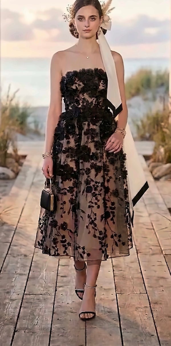 Camille Applique Gown