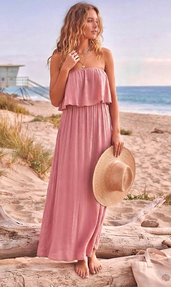Quartz Strapless Maxi