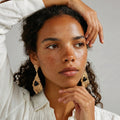 Lattice Statement Earrings