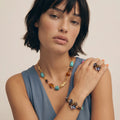 Mesa Turquoise 18K Gold-Plated Necklace