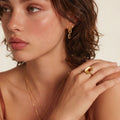 Ember Adjustable 18K Gold-Plated Ring