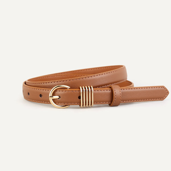 Downtown Skinny Leather Belt
