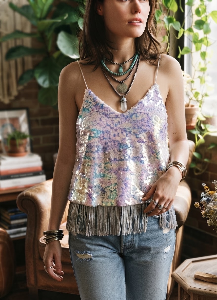 Firefly Sequin Cami