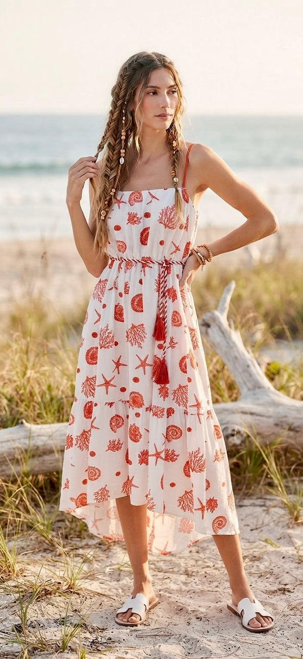 Rosalie Tiered Midi Dress