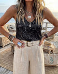 Glimmer V-Neck Tank